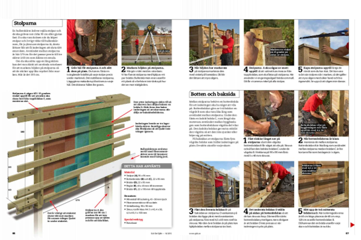 Bygga bullerplank Bygga bullerplank